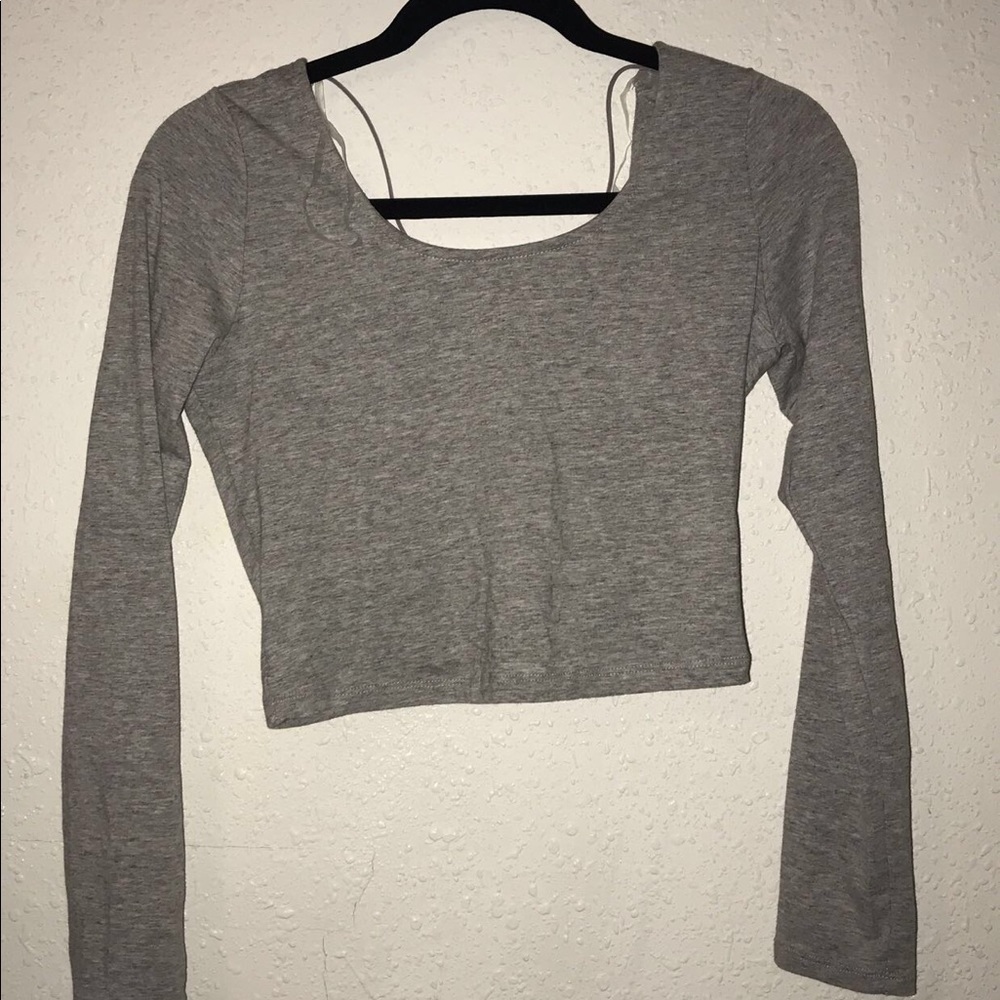 Open Back crop top